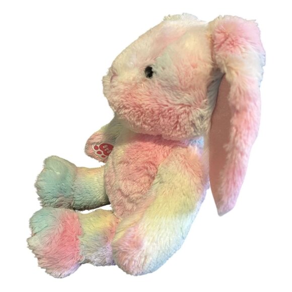 Build A Bear Singing Bunny Pastel Tie-Dye 17" Plush Frozen II "Into The Unknown" - Picture 3 of 5